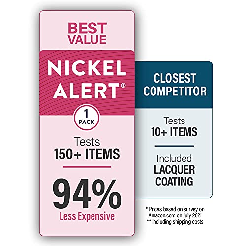Nickel Alert Single Bottle - Perform 200+ At-Home DMG Spot Tests for Nickel i...