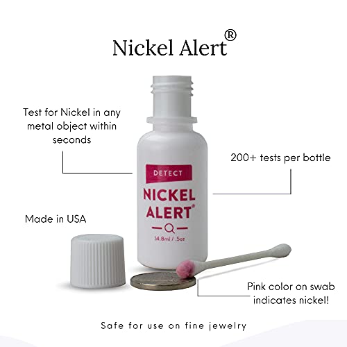 Nickel Alert Single Bottle - Perform 200+ At-Home DMG Spot Tests for Nickel i...