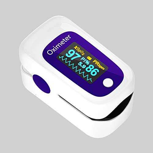 Nicwell Fingertip Pulse Oximeter,SpO2 Pulse Oximeter with Accurate Fast Readi...