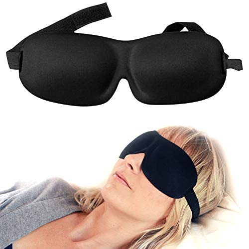#1 Rated Patented Sleep Mask - Premium Quality Eye Mask with Contoured Shape ...