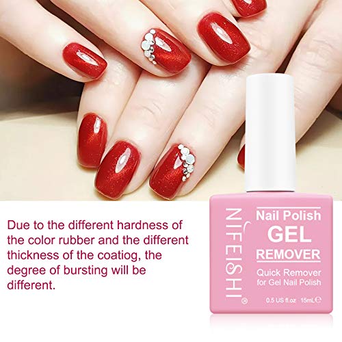 Gel Nail Polish Remover, (2PCS) Magic Nail Polish Remover Kit, Professional R...