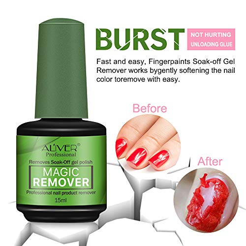Gel Nail Polish Remover, Professional Nail Polish Remover, In 3 mins Quickly ...
