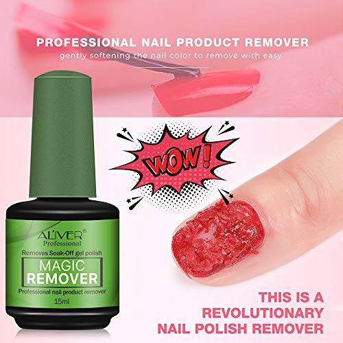 Gel Nail Polish Remover, Professional Nail Polish Remover, In 3 mins Quickly ...