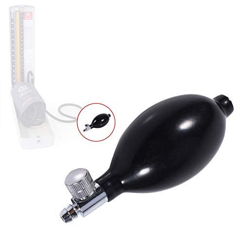 Replacement Black Manual Inflation Blood Pressure Latex Bulb with Air Release...