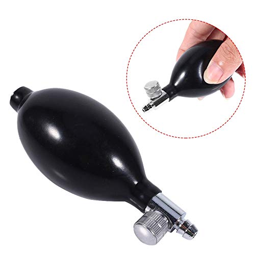 Replacement Black Manual Inflation Blood Pressure Latex Bulb with Air Release...