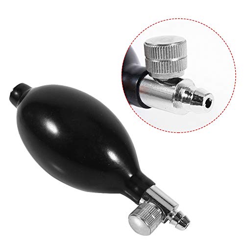 Replacement Black Manual Inflation Blood Pressure Latex Bulb with Air Release...