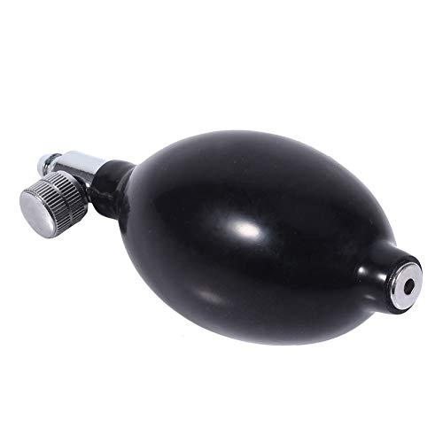 Replacement Black Manual Inflation Blood Pressure Latex Bulb with Air Release...