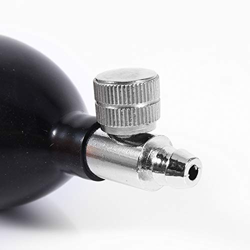 Replacement Black Manual Inflation Blood Pressure Latex Bulb with Air Release...