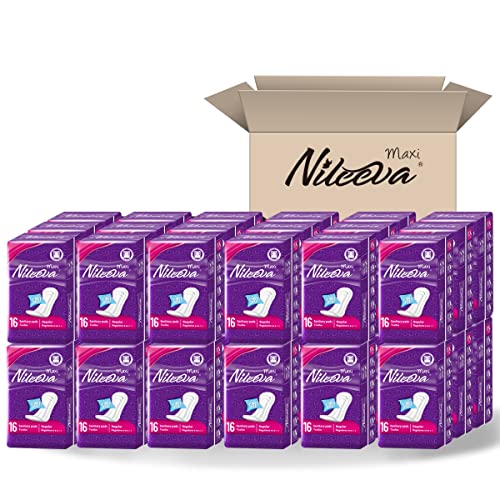 Nileeva Individually Wrapped Super Maxi Sanitary Napkins Feminine Care, Super...