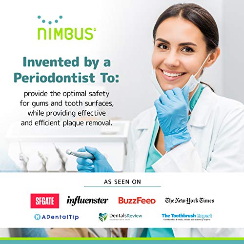 Nimbus Extra Soft Toothbrushes (Regular Head) Periodontist Design Tapered Bri...