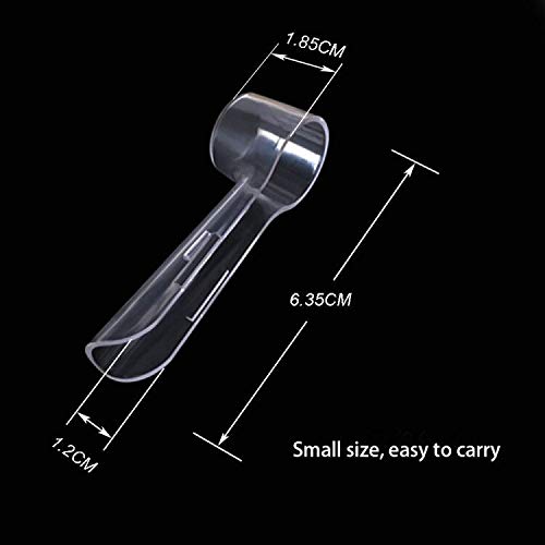 4 Packs Hygienic Protective Cover + 1 Electric Toothbrush Heads Storage Case ...