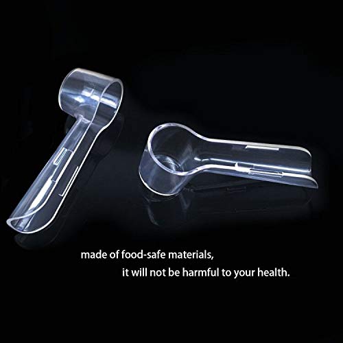 4 Packs Hygienic Protective Cover + 1 Electric Toothbrush Heads Storage Case ...