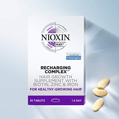 Nioxin Recharging Complex | Daily Vitamin for Healthy Hair, Nails and Skin | ...