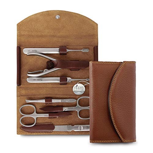 Nippes Solingen Manicure Set, 7-Piece, Stainless Steel, Nickel-Free, Genuine ...