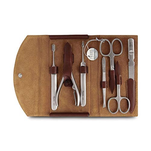 Nippes Solingen Manicure Set, 7-Piece, Stainless Steel, Nickel-Free, Genuine ...