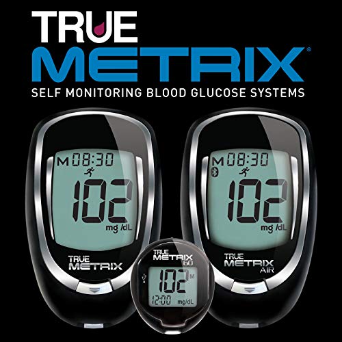 True Metrix Blood Glucose Test Strips Box of 50