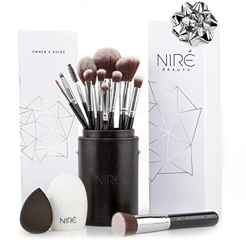 Niré Beauty 15piece Award Winning Professional Makeup Brush Set: High Quality...