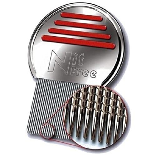 Nit Free Terminator Comb, Professional Stainless Steel Louse and Nit Comb for...
