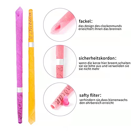 16-Piece earplug Ear Wax Removal kit, Ear Cleaning Tool Set, Handmade with Be...