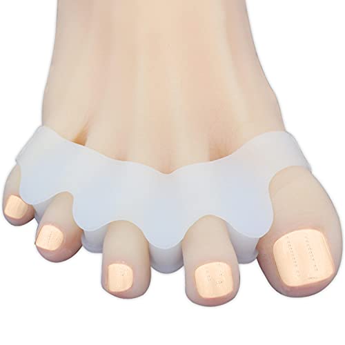 Niupiour Gel Toe Spacers for Nail Polish, Silicone Bunion Corrector for Men a...
