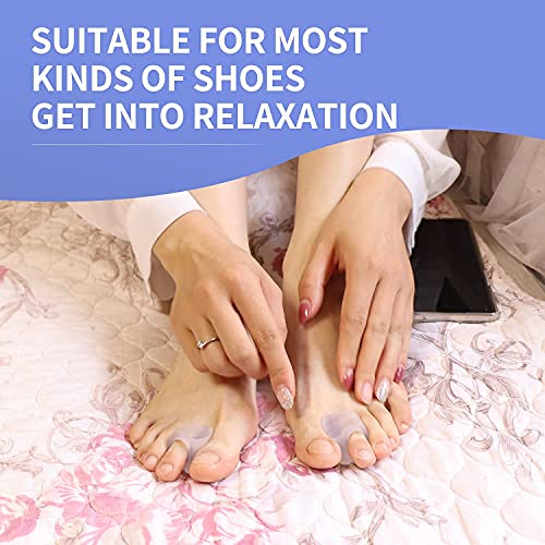 Niupiour Silicone Big Toe Spacers, 14 Pcs of Gel Toe Separators for Big Toe, ...