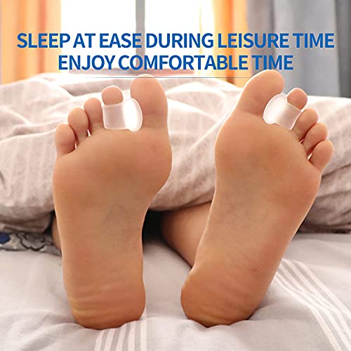 Niupiour Silicone Big Toe Spacers, 14 Pcs of Gel Toe Separators for Big Toe, ...