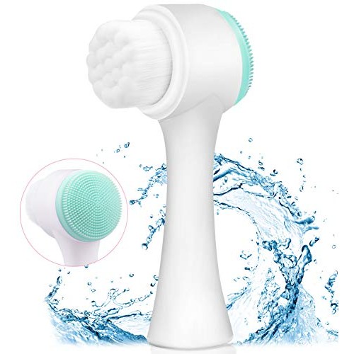 Face Brush - Manual Facial Cleansing Brush And Pore Cleansing Manual Dual Fac...