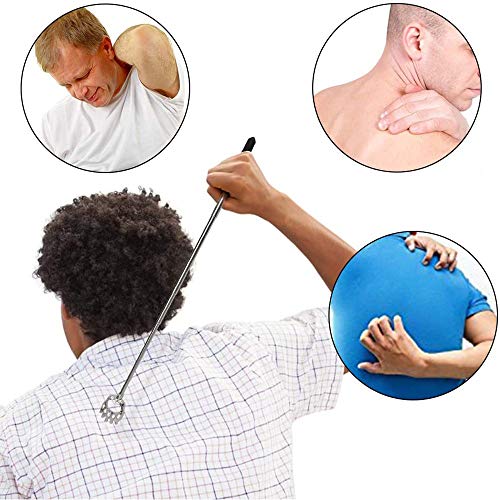 Portable Extendable-Telescoping Back Scratcher - for Eliminating Back Itching...