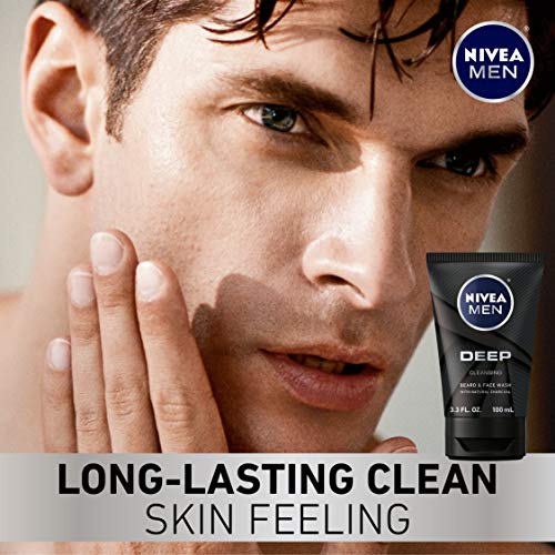 NIVEA MEN Clean Deep Skin Care Collection For Men, 4 Piece Gift Set