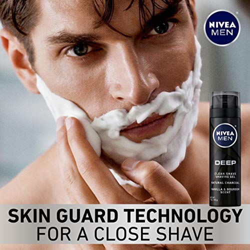 NIVEA MEN Clean Deep Skin Care Collection For Men, 4 Piece Gift Set
