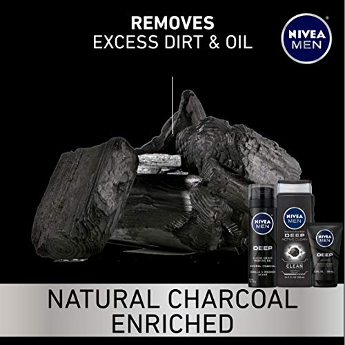 NIVEA MEN Clean Deep Skin Care Collection For Men, 4 Piece Gift Set