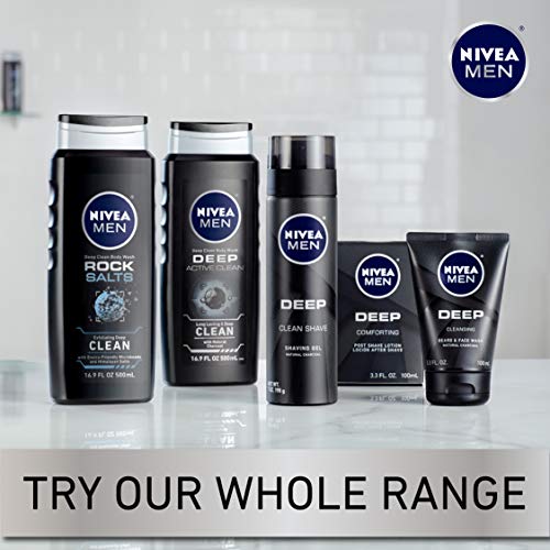 NIVEA Men DEEP Comfort Post Shave Lotion, Soothe Shave irritation, 3.3 fl. oz...