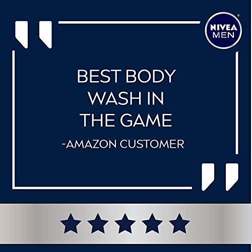 NIVEA MEN Maximum Hydration Body Wash, Aloe Vera Body Wash for Dry Skin, 16.9...