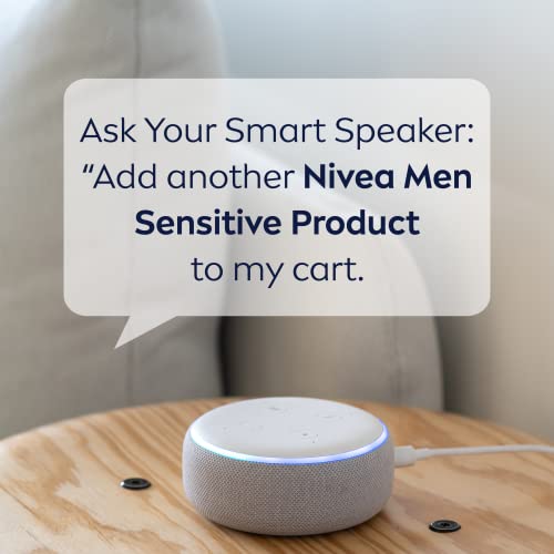 NIVEA MEN Sensitive Body Wash with Bamboo Extract, 3 Pack of 16.9 Fl Oz Bottles