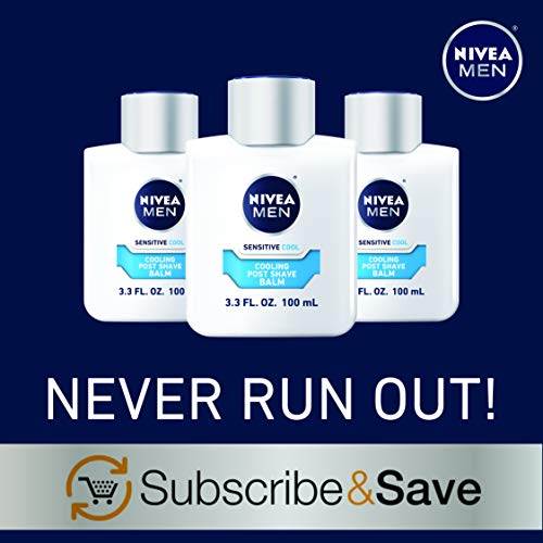 NIVEA MEN Sensitive Cooling Post Shave Balm with Vitamin E, Chamomile and Sea...