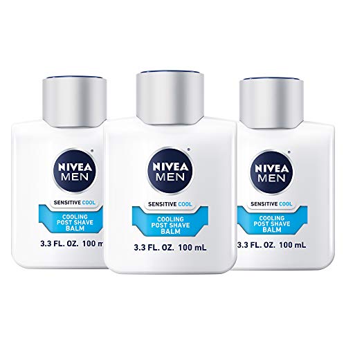 NIVEA MEN Sensitive Cooling Post Shave Balm with Vitamin E, Chamomile and Sea...