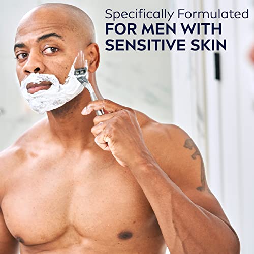 NIVEA MEN Sensitive Cooling Shave Gel with Chamomile and Seaweed Extracts, 3 ...