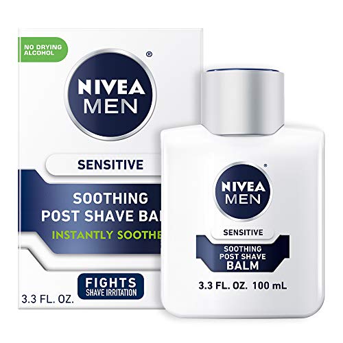 NIVEA MEN Sensitive Post Shave Balm with Vitamin E, Chamomile and Witch Hazel...