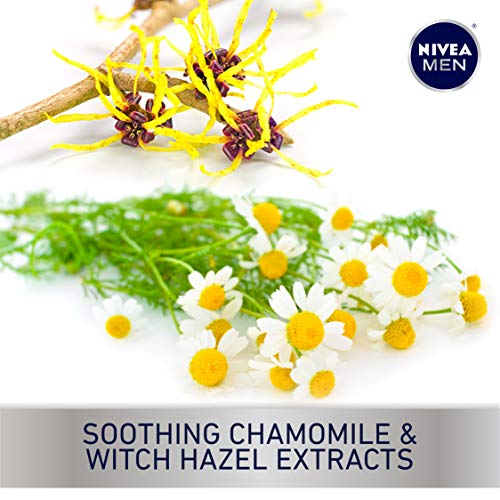 NIVEA MEN Sensitive Post Shave Balm with Vitamin E, Chamomile and Witch Hazel...