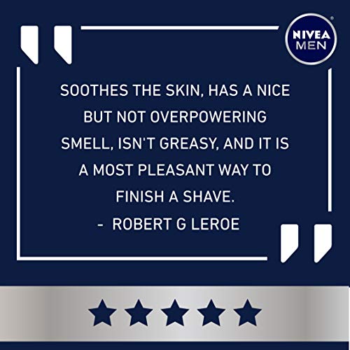 NIVEA MEN Sensitive Post Shave Balm with Vitamin E, Chamomile and Witch Hazel...
