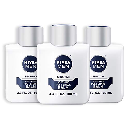 NIVEA MEN Sensitive Post Shave Balm with Vitamin E, Chamomile and Witch Hazel...