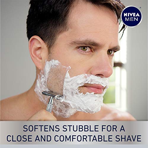NIVEA MEN Sensitive Shave Gel with Vitamin E, Soothing Chamomile and Witch Ha...