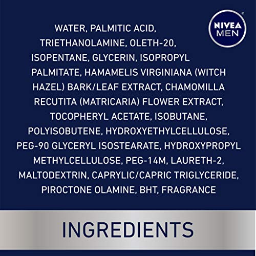 NIVEA MEN Sensitive Shave Gel with Vitamin E, Soothing Chamomile and Witch Ha...