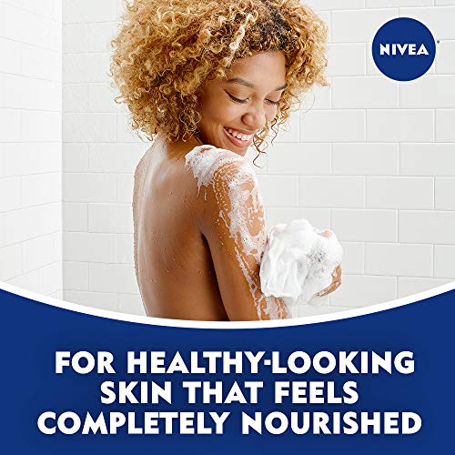 NIVEA Nourishing Shea Butter Care Body Wash with Nourishing Serum, Bottle, Al...