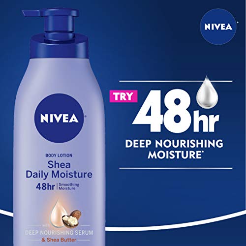 NIVEA Shea Daily Moisture Body Lotion, Dry Skin Lotion with Shea Butter, 16.9...