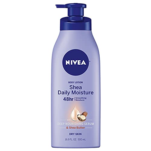 NIVEA Shea Daily Moisture Body Lotion, Dry Skin Lotion with Shea Butter, 16.9...