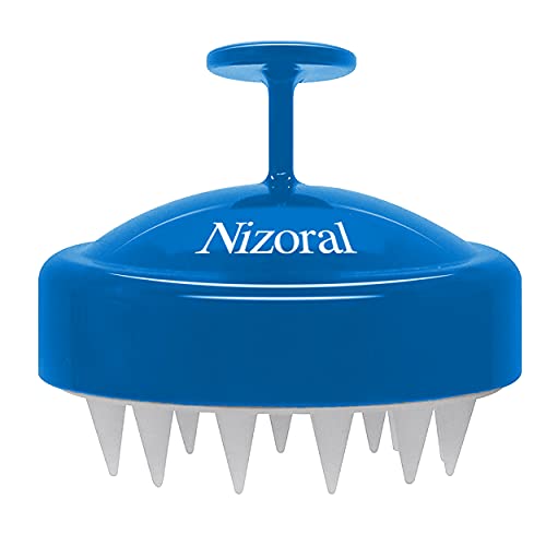Nizoral Hair Shampoo Brush with Soft Silicone Scalp Massager Brush Head, for ...