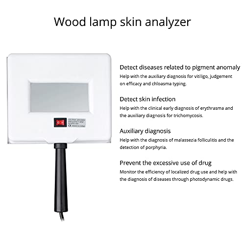 Woods Lamp Skin Analyzer Portable Magnifying Analyzer Beauty Test Facial Care...