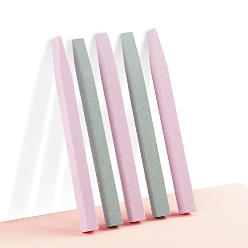 NMKL 5PCS Pumice Stone Nail Art File Nail Cuticle Pusher Trimmer Pedicure Man...