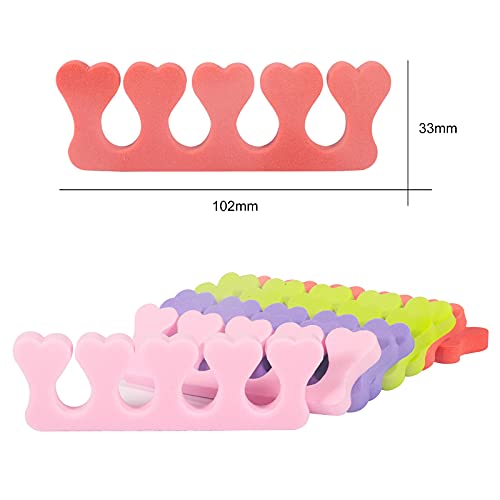 NMKL38 100pcs/Pack Toes Separators Professional Nail Art Fingers Foots Sponge...